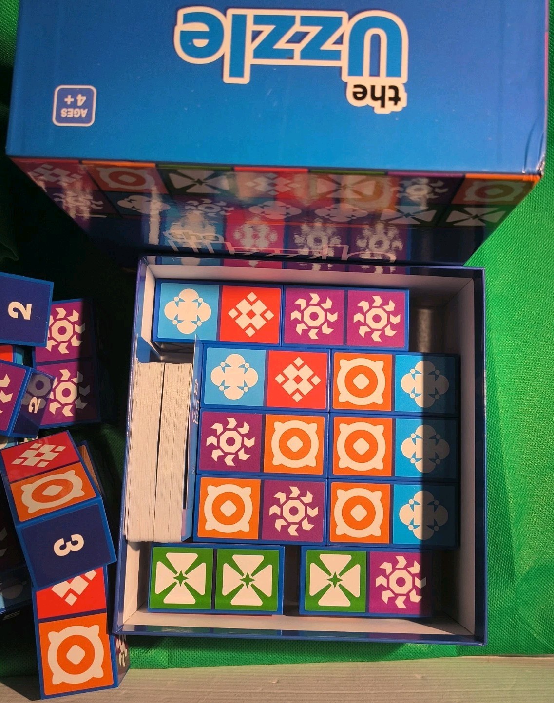 The Uzzle Board Game, Family Board Games for Children & Adults 100% Complete