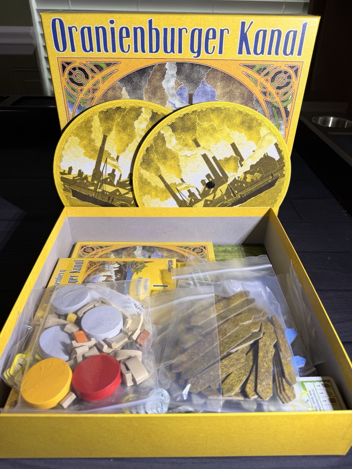 Oranienburger Kanal Spielworxx Boardgame German/English Ed) Unplayed Box EX/NM