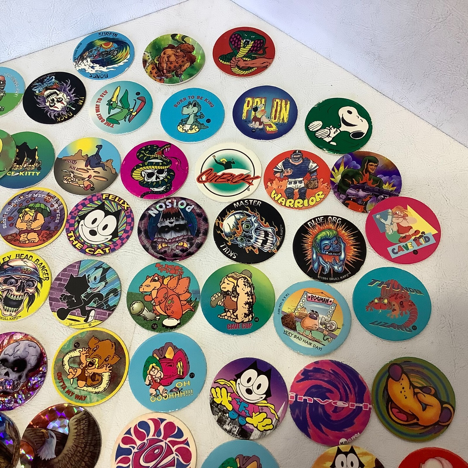 Vintage Lot of Pogs Animals Miscellaneous