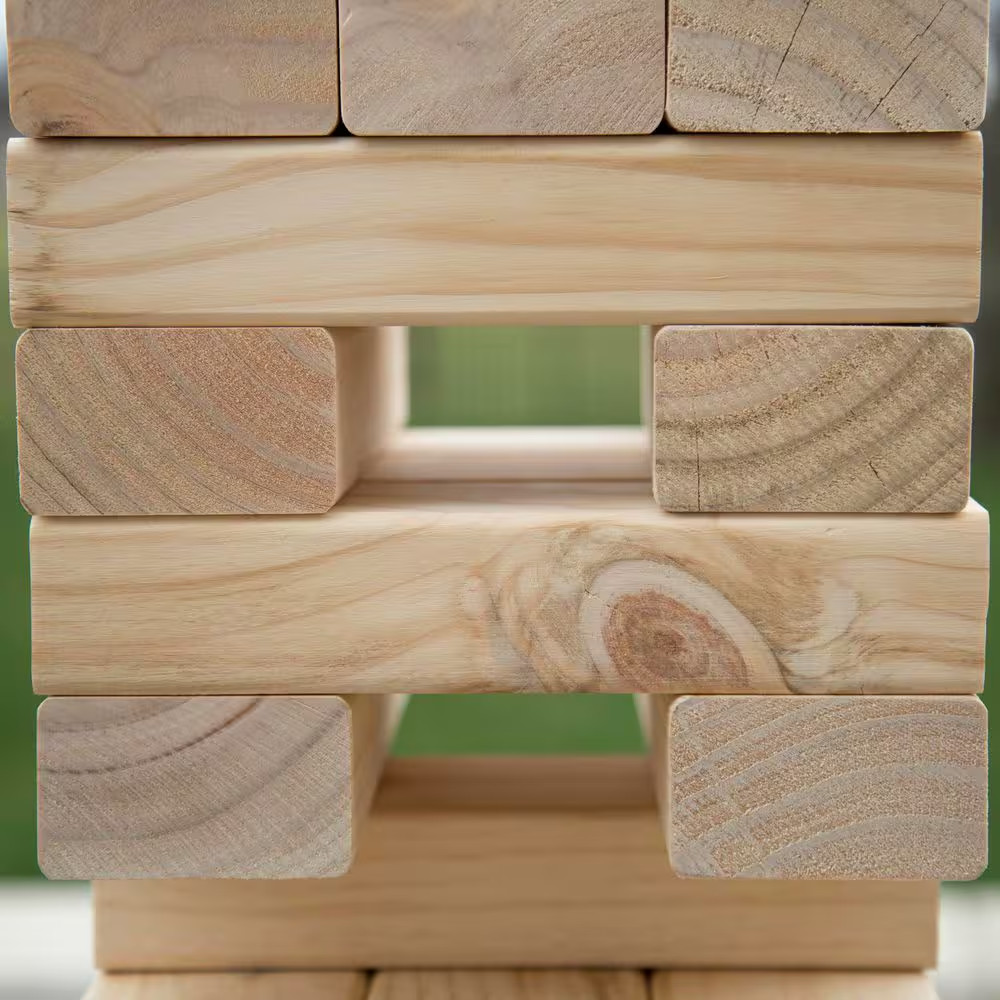 Giant Wooden Stacking Blocks Game