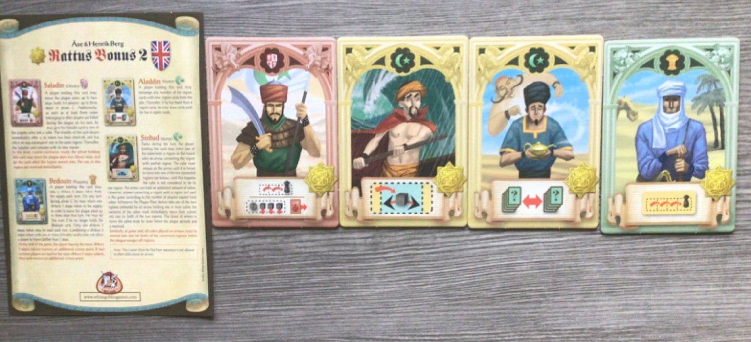 RATTUS Board Game with Pied Piper Expansion & Spiel 2010 & 2011 & Joker Promo