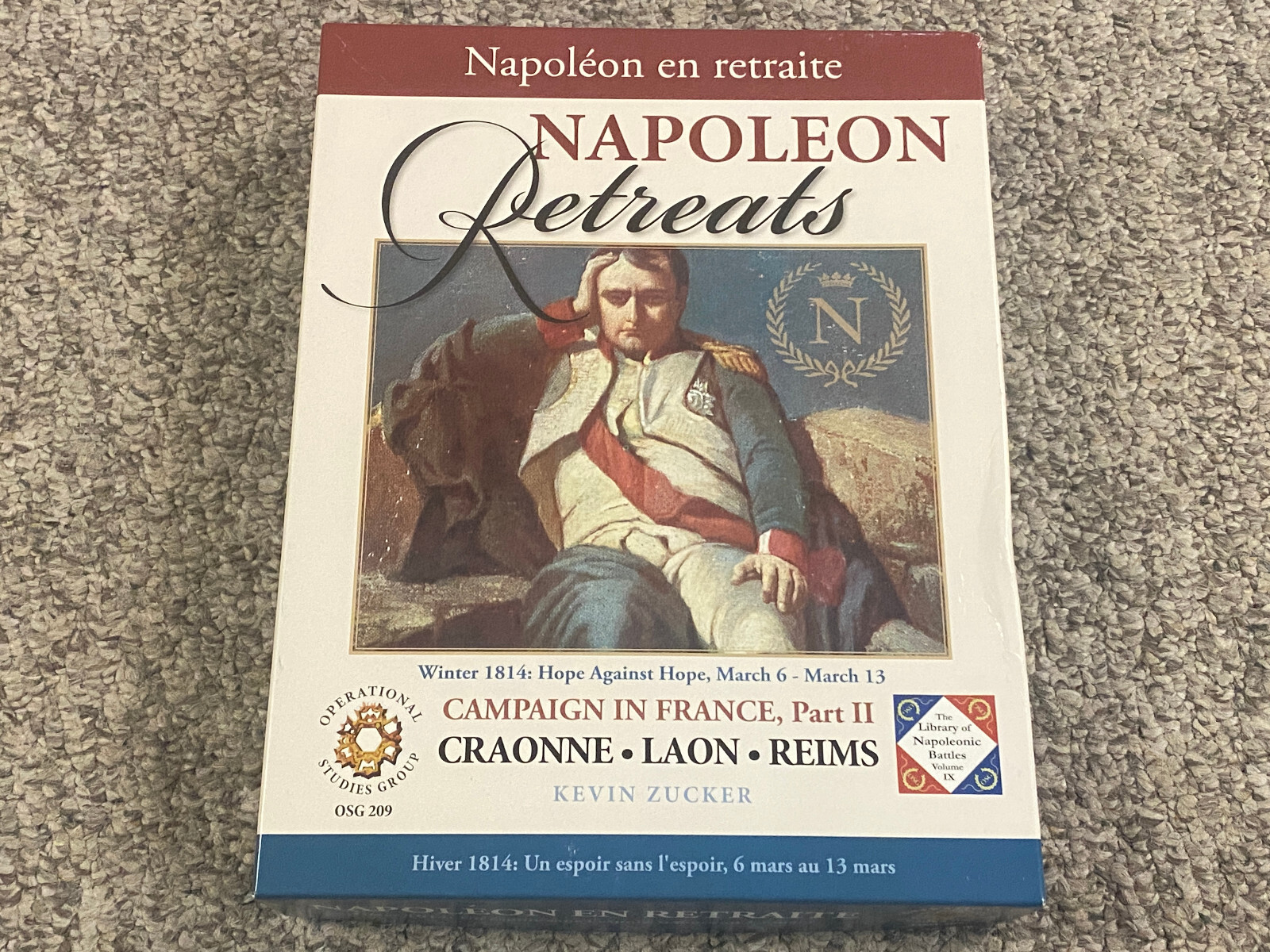 Napoleon Retreats: Campaign in France, Part II – OSG 2019 – Complete & Unpunched