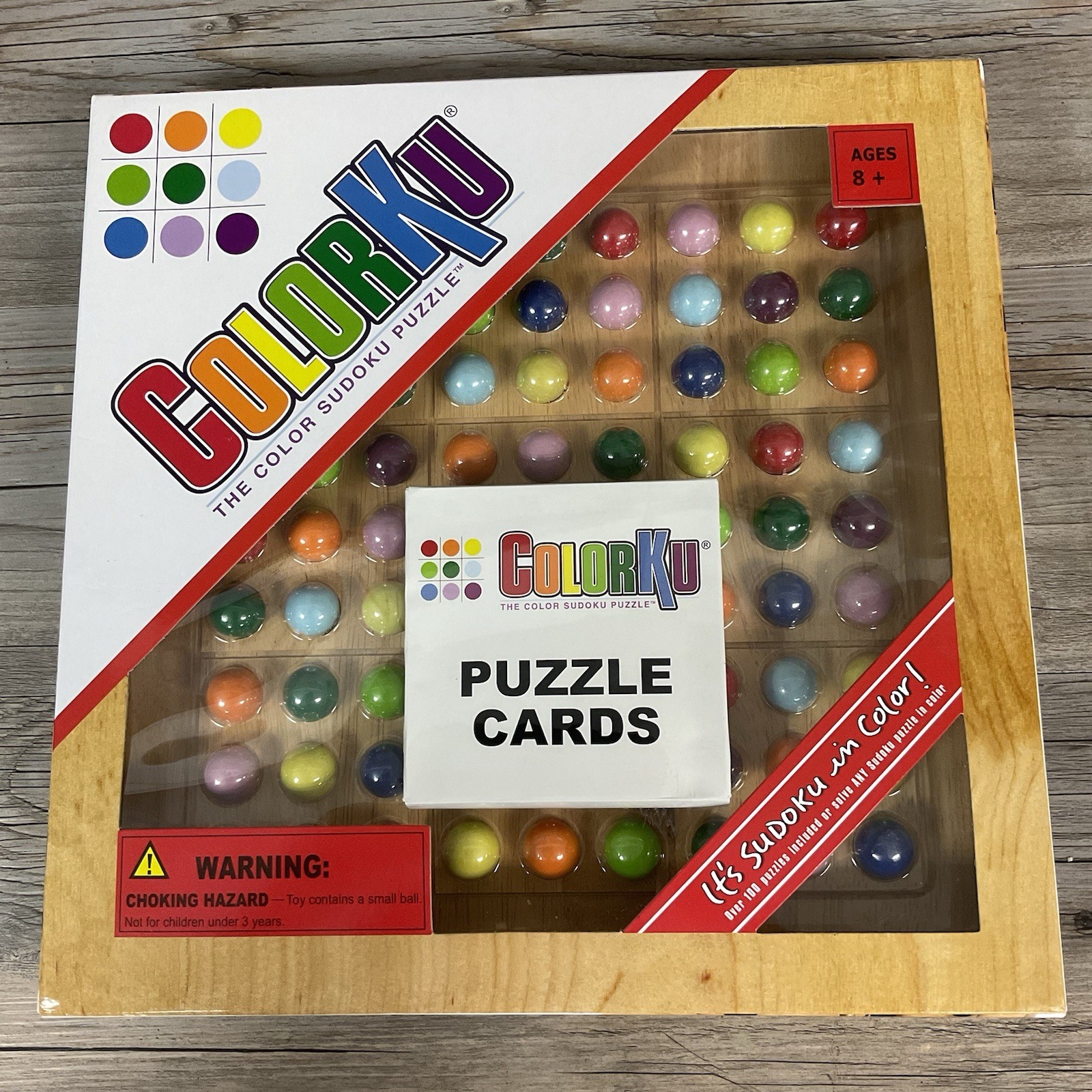 COLORKU Wooden Color Sudoku Puzzle Game 100% COMPLETE 2006