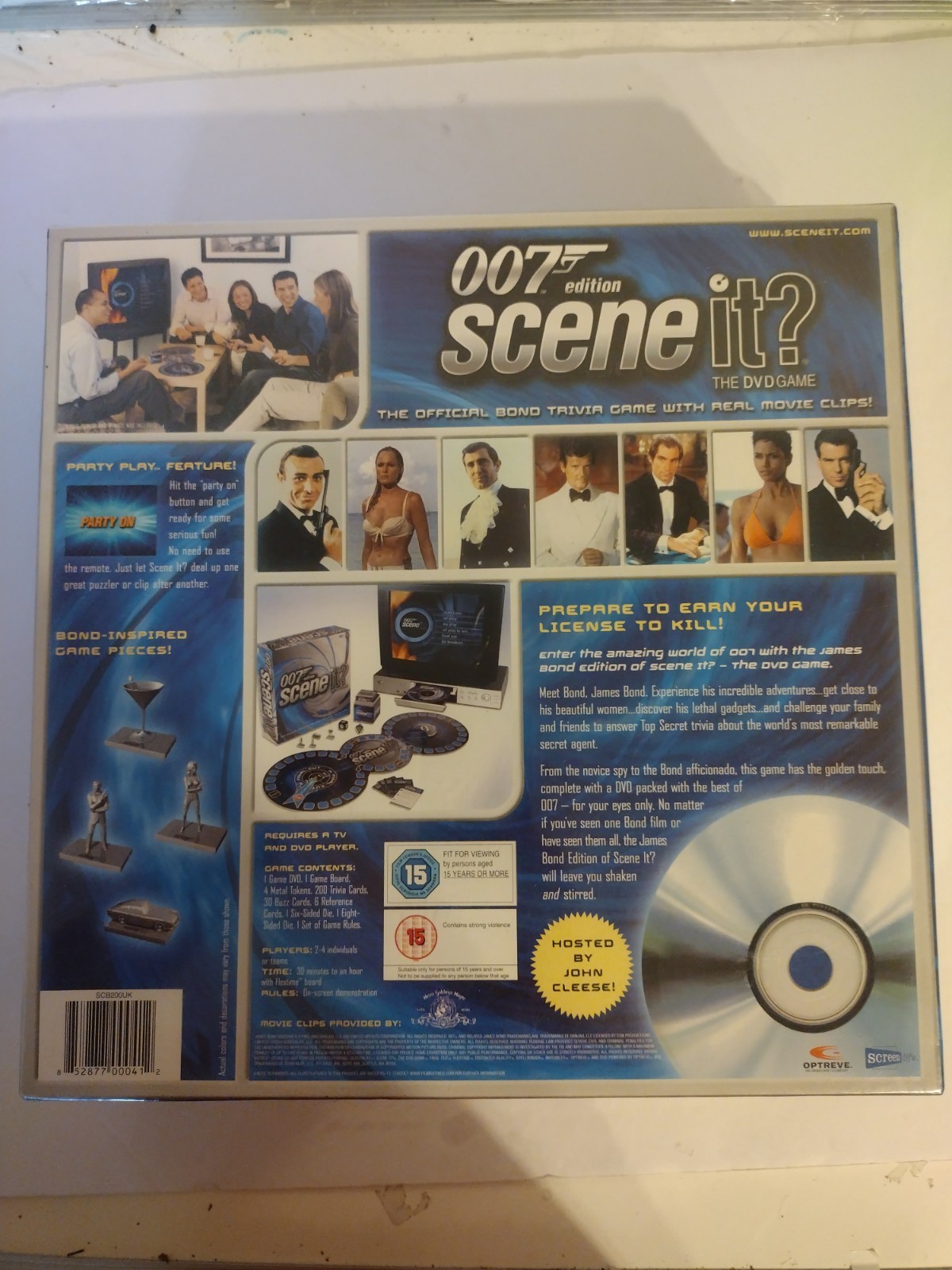 Screenlife Scene It? 007 Edition DVD Game Movie & TV Trivia Game Complete Sealed