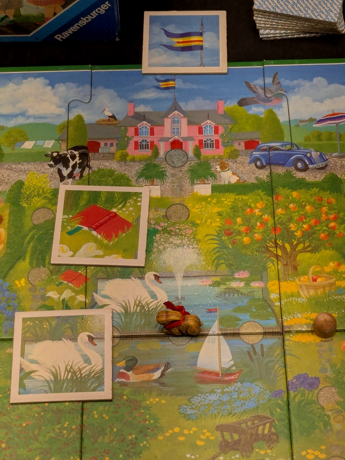 Vintage Ravensburger Mystery Garden Board Game~ 1992~ COMPLETE~ Memory Game