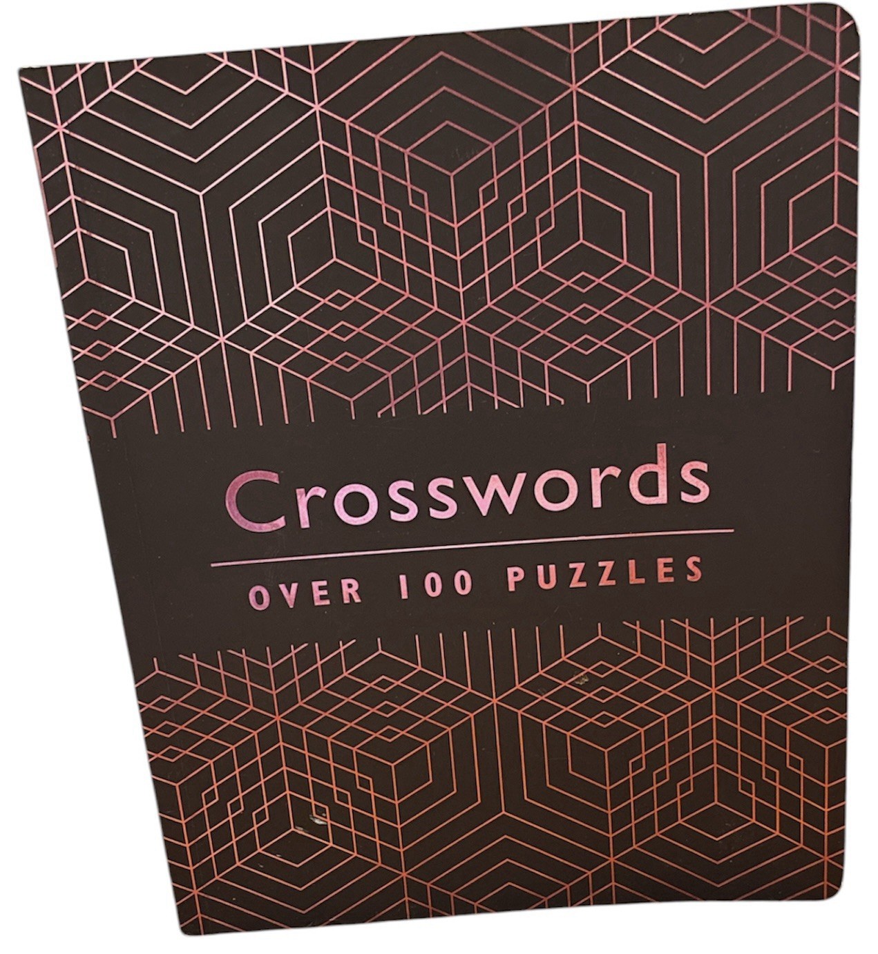Crosswords: Over 100 Puzzles/Soft Cover/Pink/New-Unused/Binding Intact/2018