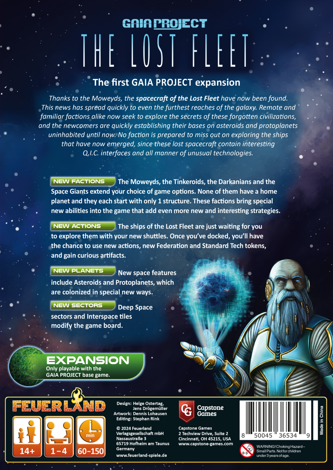 Gaia Project the Lost Fleet Tierra del Fuego connoisseur game board game strategy game en