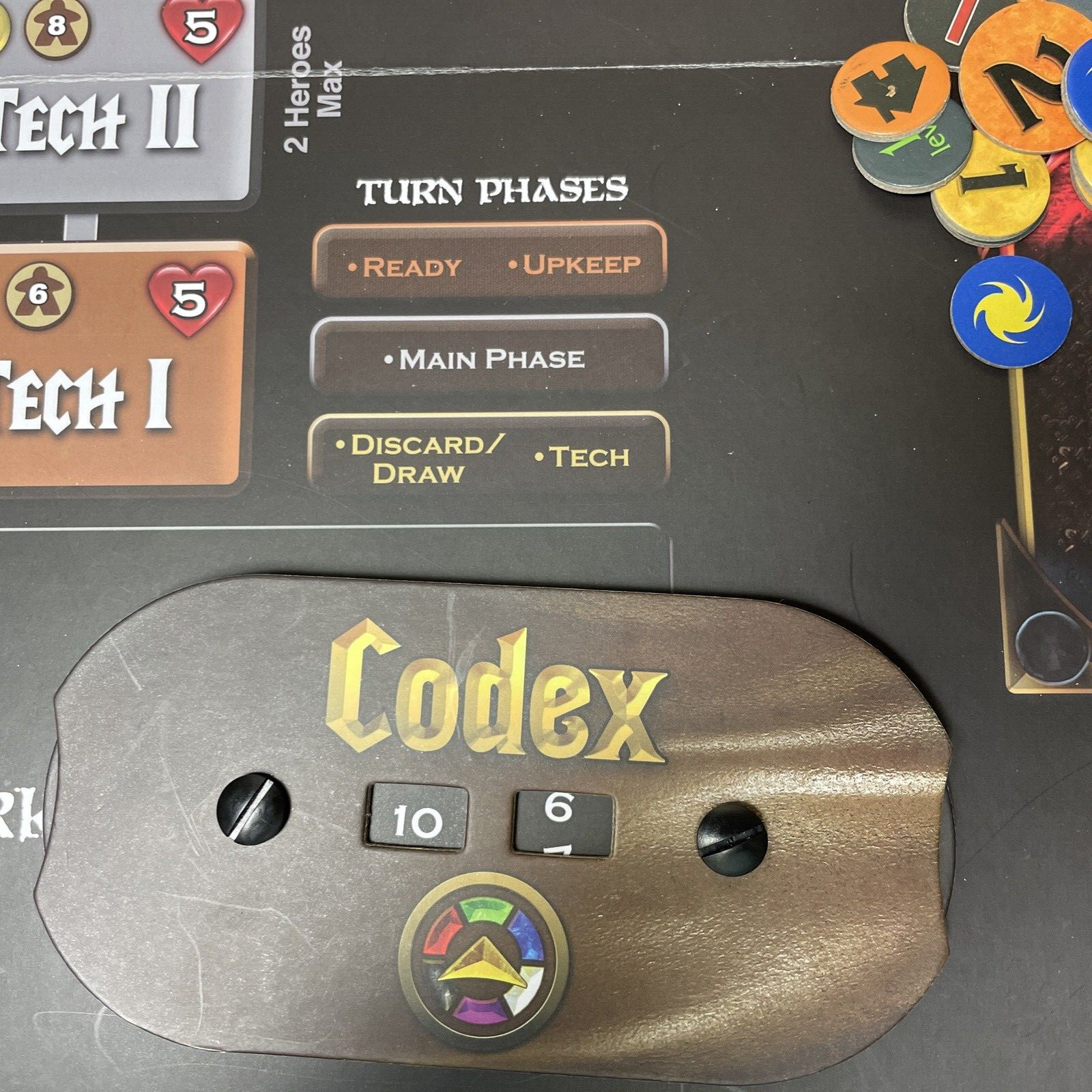 CODEX Card-Time Strategy Core Set Game, Blood Anarchs vs Moss Sentinels COMPLETE