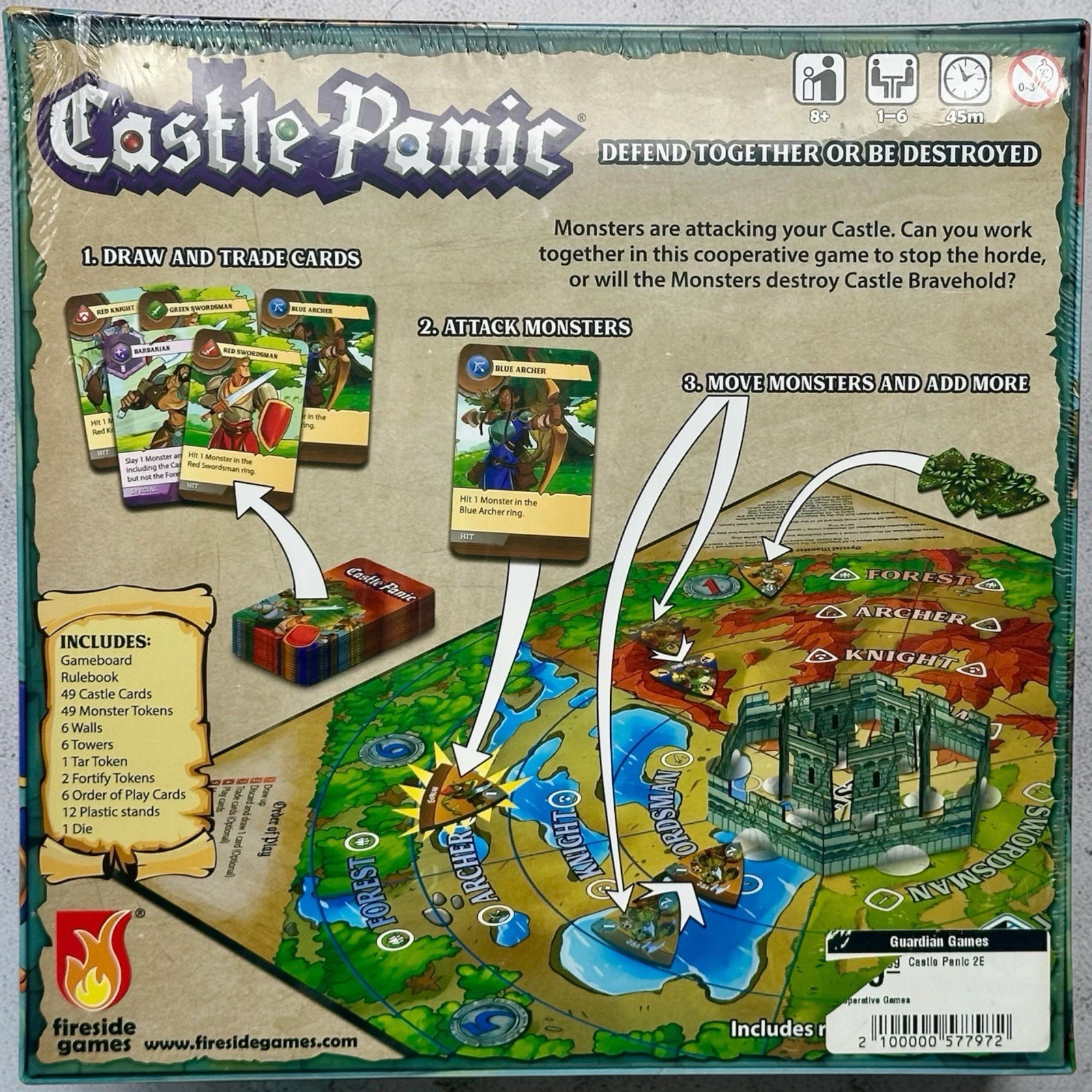 Castle Panic 2nd Edition 6 Players Cooperative Board Game – NEW Sealed