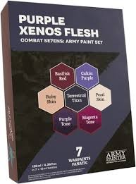 Combat Se7ens: Army Paint Set – Purple Xenos Flesh