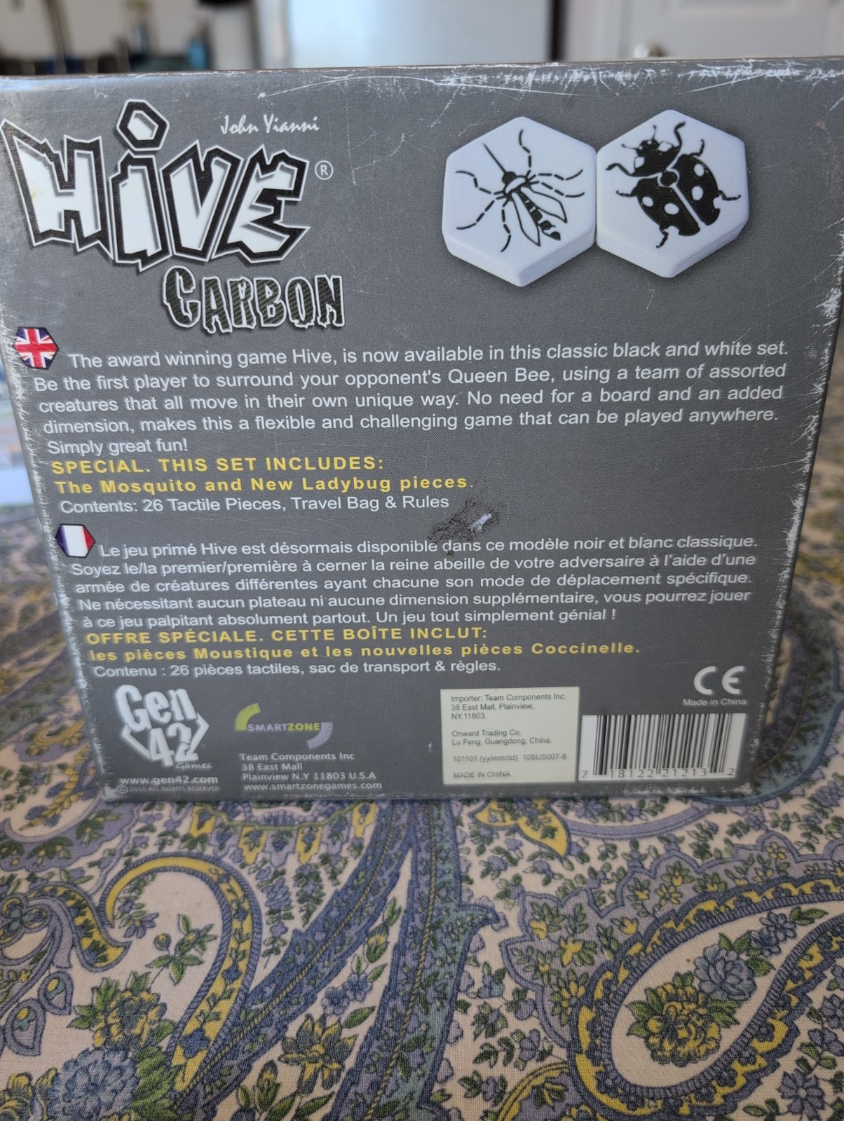Hive Carbon Board Game 2010 Smart Zone Edition (Used)