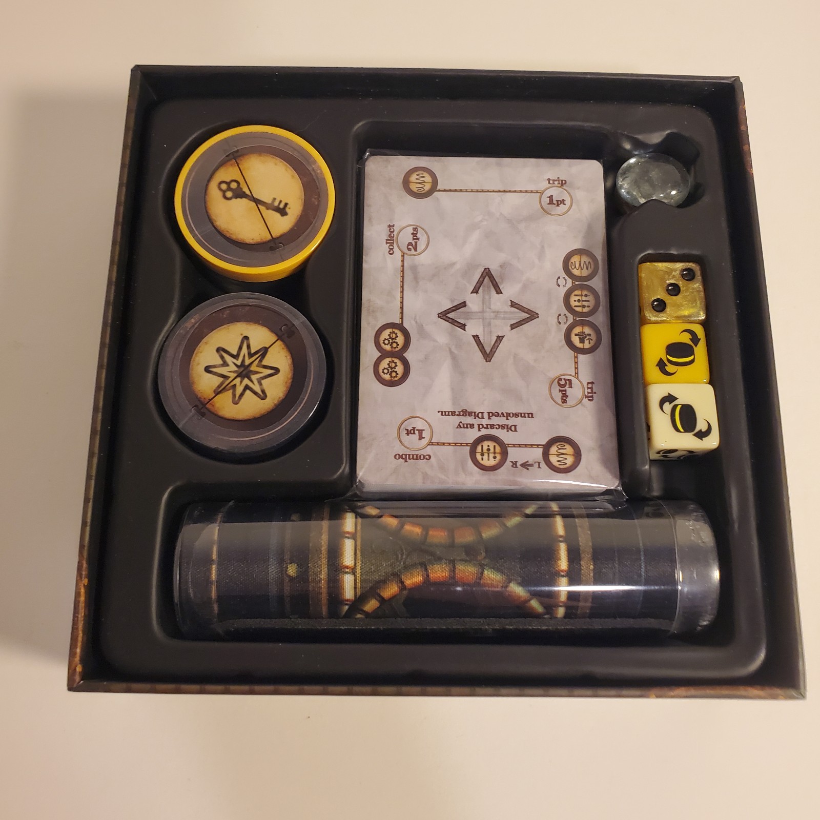 Triplock Chip Theory Games Complete Opened Unplayed Strategy Board Game