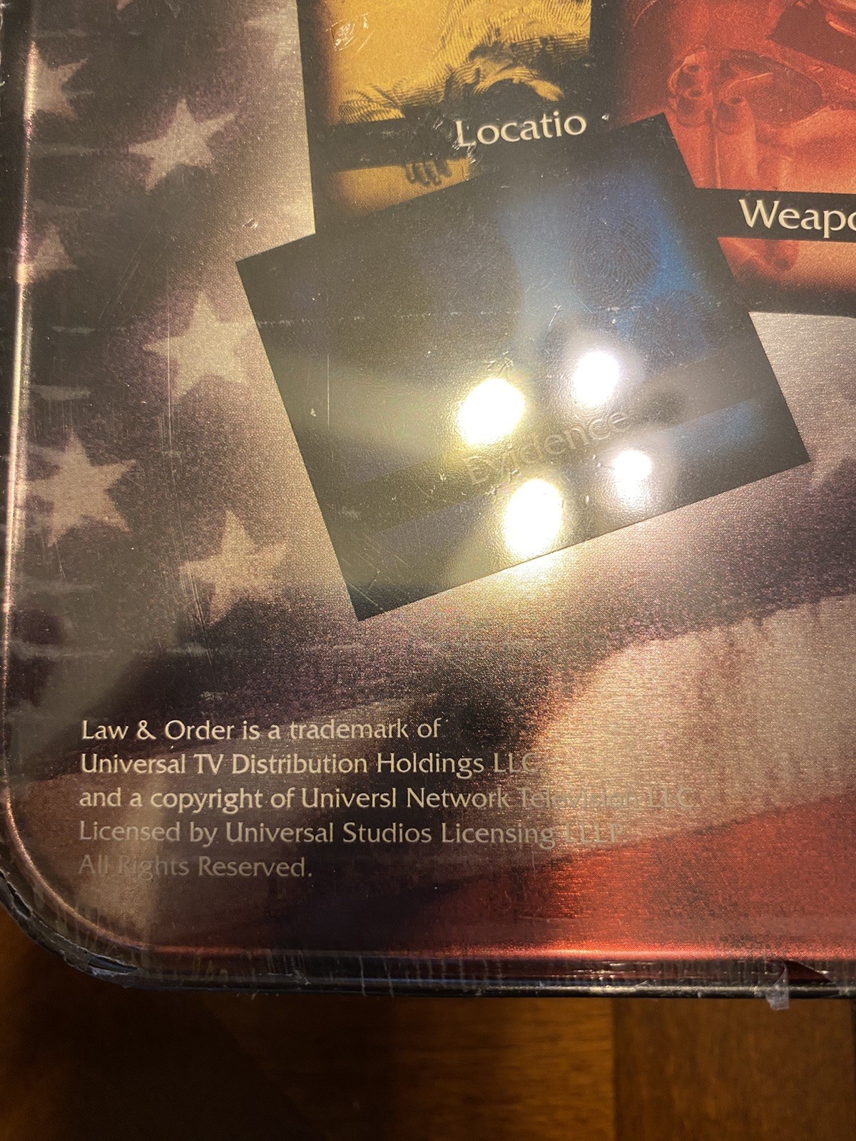 Law And Order Detective Board Game Factory Sealed New.