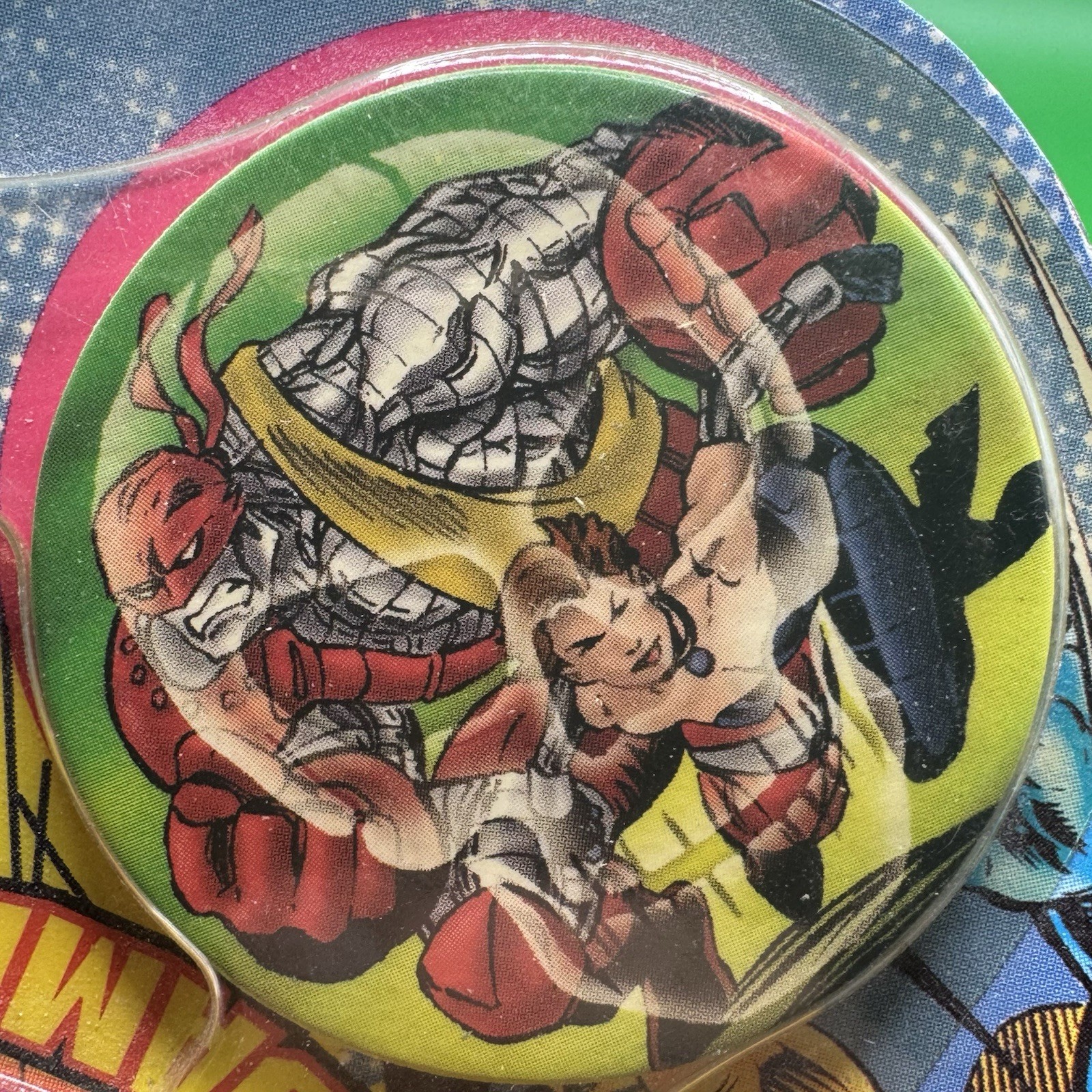 Vintage 1995 Toy Biz Marvel X-Men Hero Caps Wolverine Pack pogs NEW SEALED