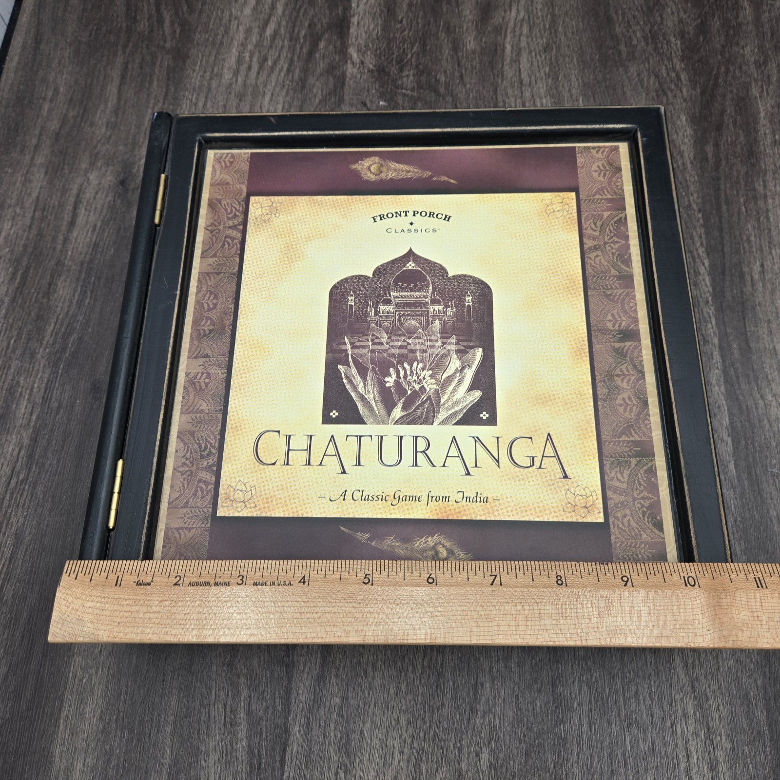 Chaturanga Classic Indian Strategy Game Front Porch Classics Wooden Box