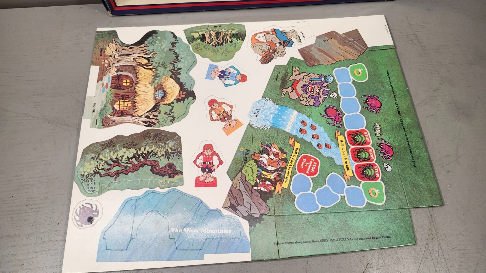 The Hobbit Game 1978 – Milton Bradley Board Game Vintage Complete *Never Played*