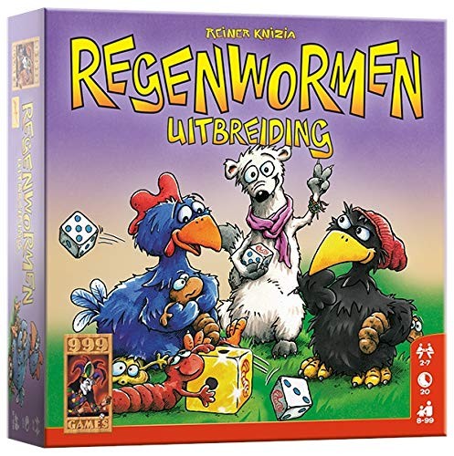 999Games Regenwormen – Uitbreiding – Dobbelspel