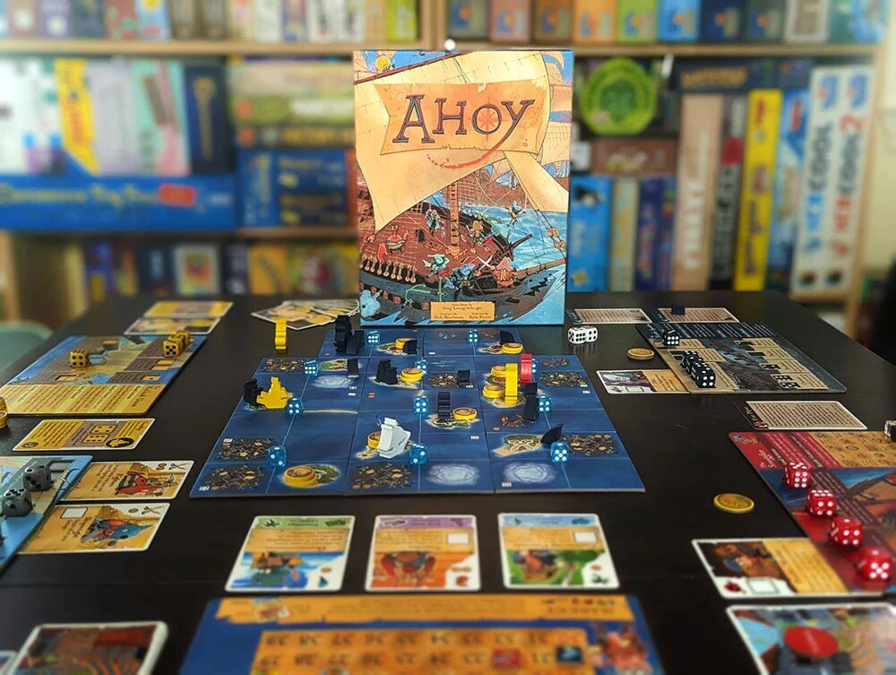 Ahoy Board Game | A game of seafaring & smuggling for 2-4 players