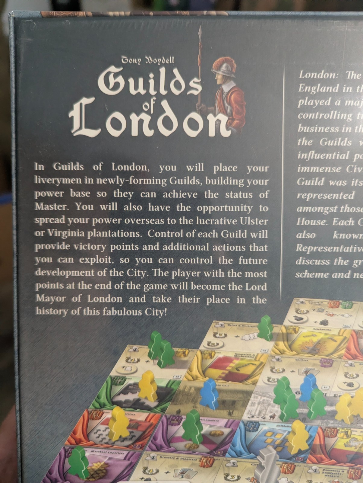 GUILDS of LONDON Board Game SEALED 2016 AWARD NOMINEE