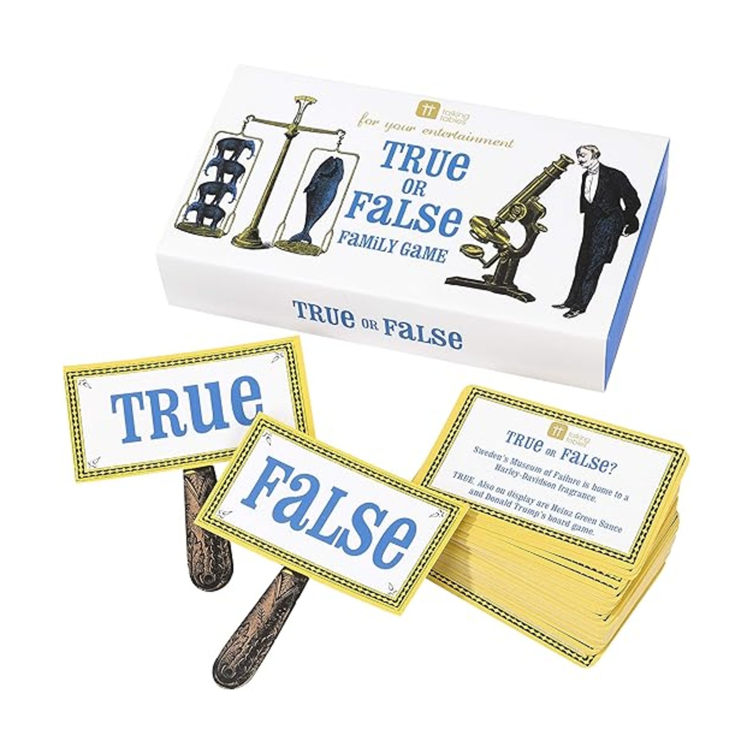 Talking Tables Board Game True or False Box EX/NM