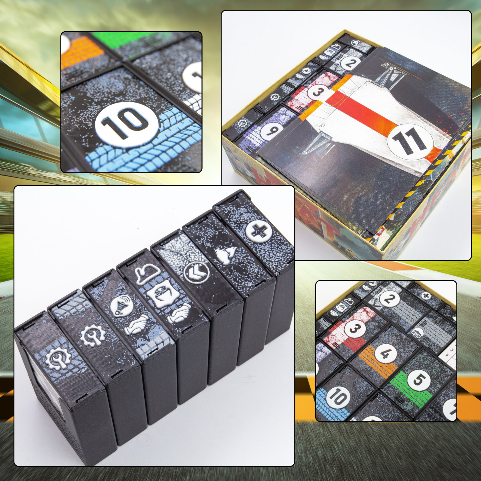 Heat Pedal to the Metal Organizer Insert Fits Base Game + Expansions Storage Box