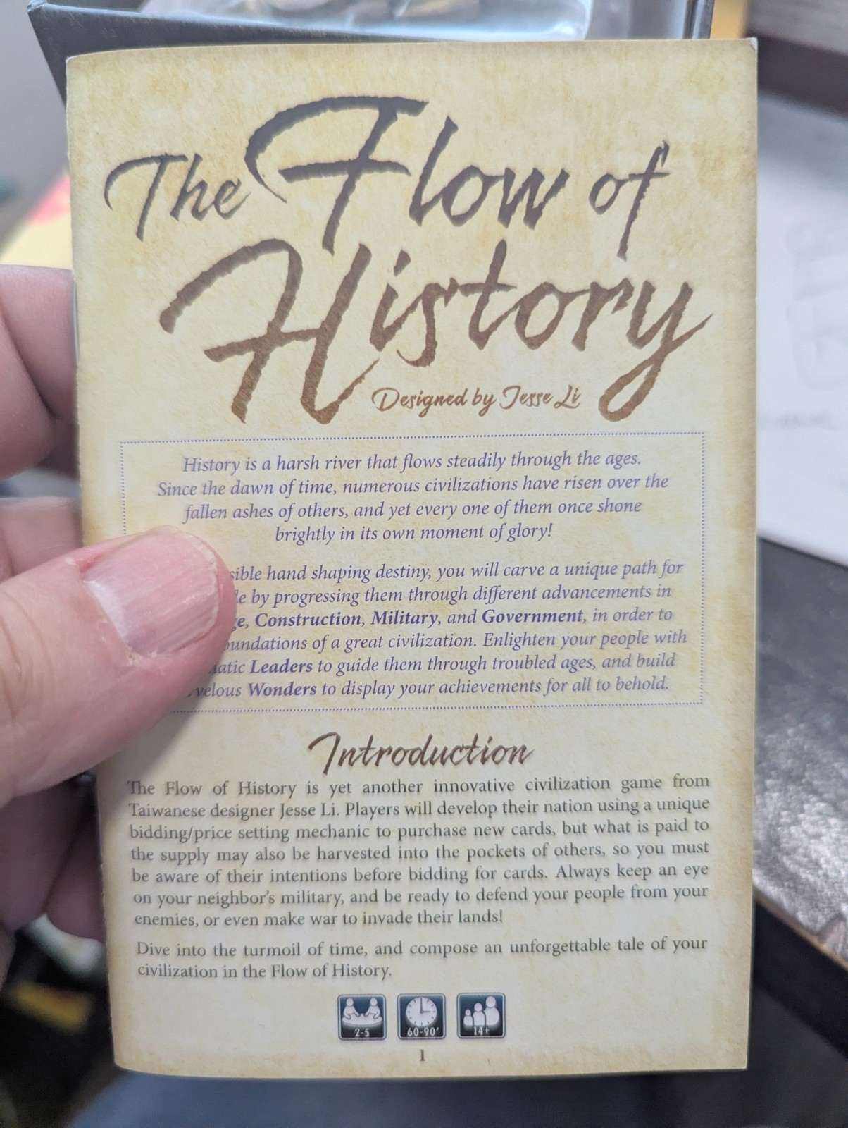 THE FLOW of HISTORY Card Game 100% COMPLETE 2017