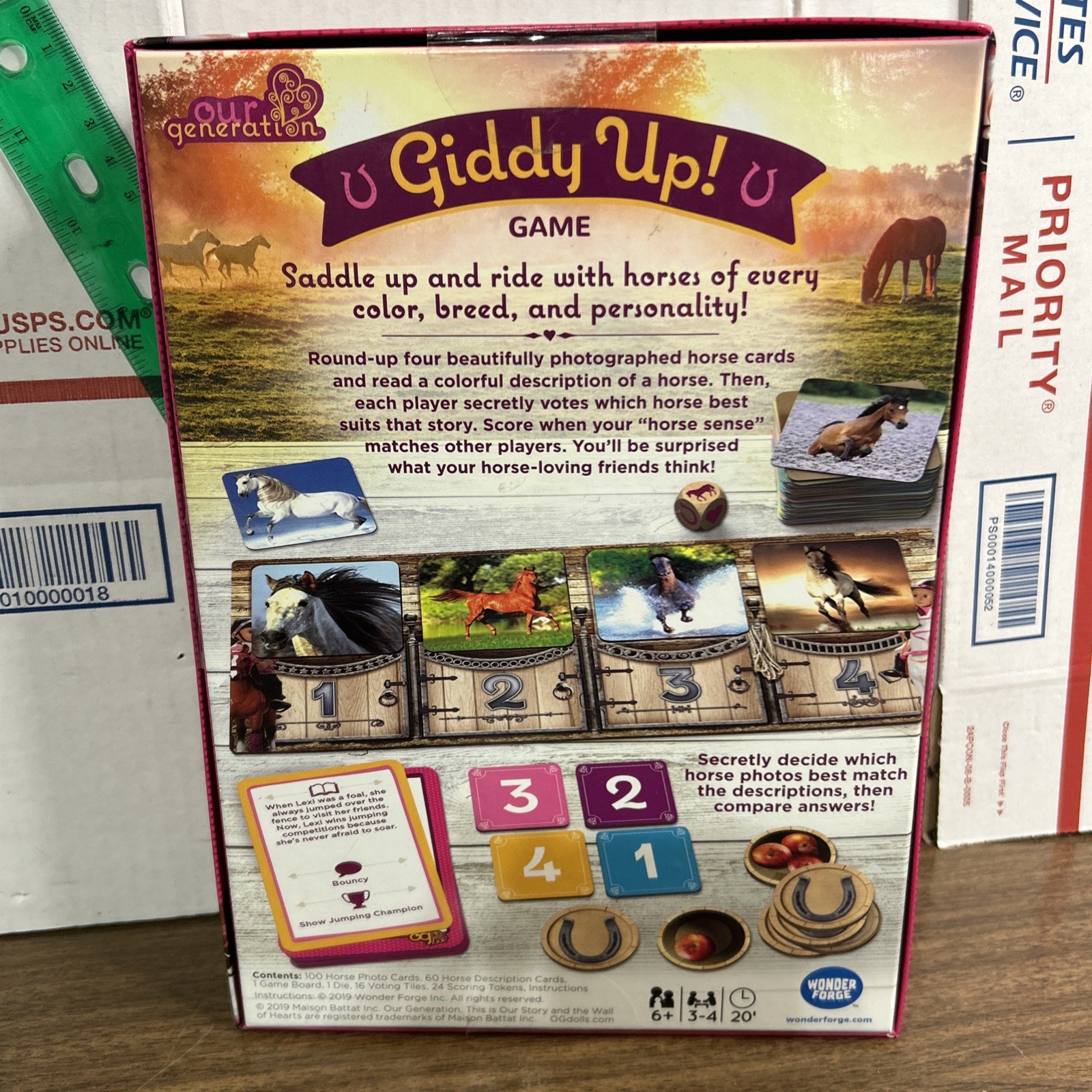 Giddy Up Game Wonder Forge Our Generation Horse Game NEW SEALED