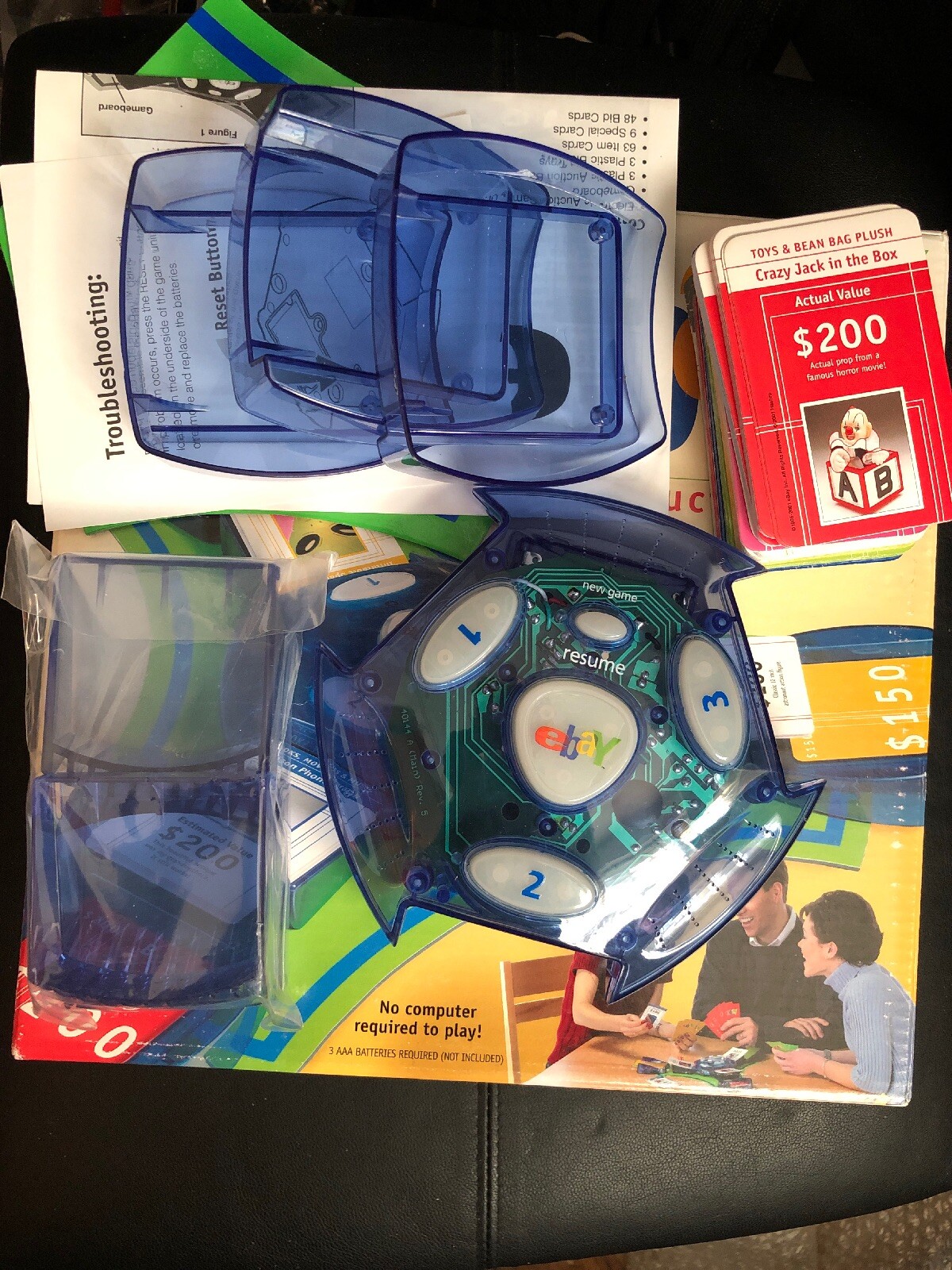 EBAY Auction Electronic Talking Board Game Hasbro