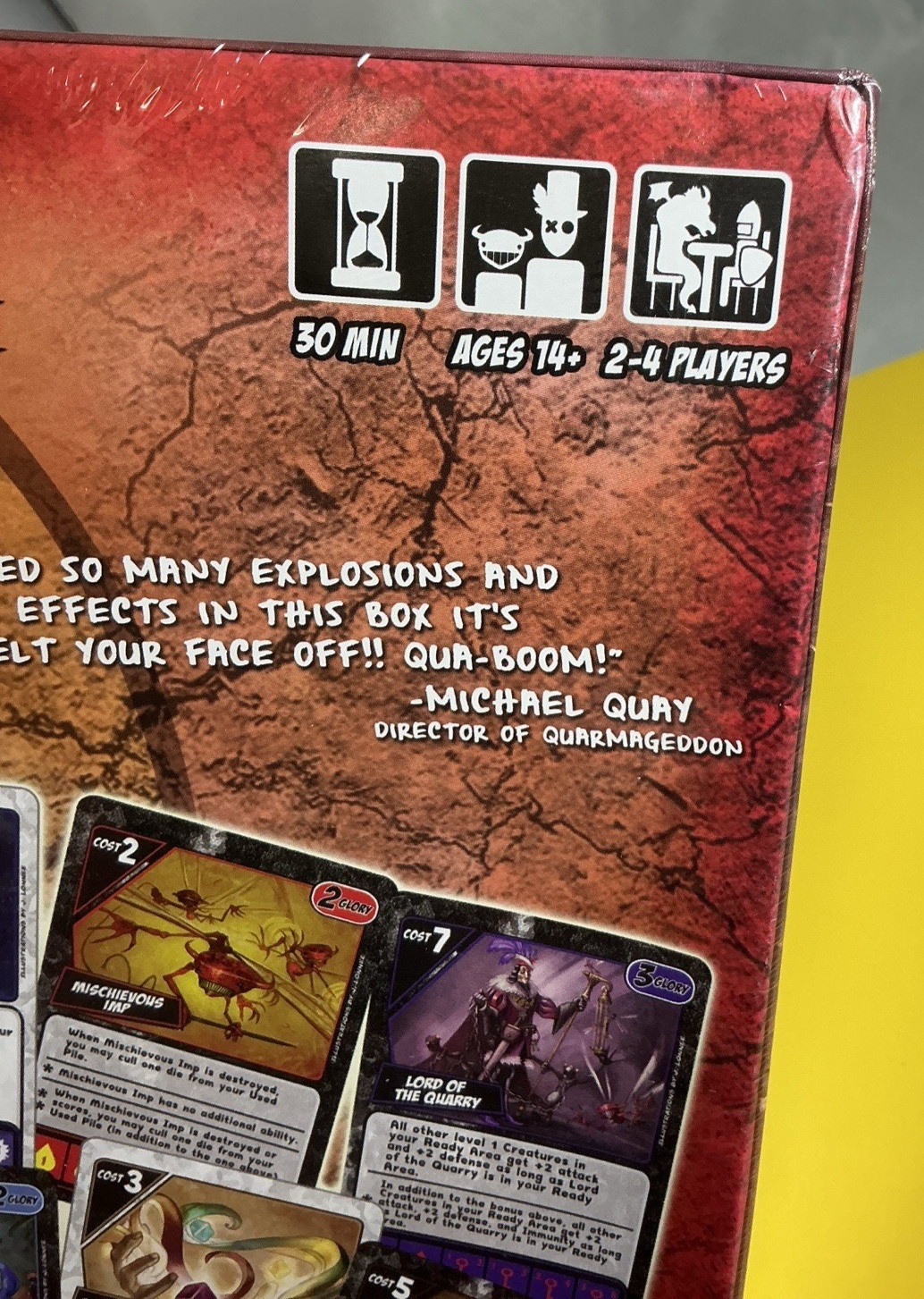 Quarriors Quarmageddon Expansion Game Sealed 2012 Wizkids/Neca See Photos