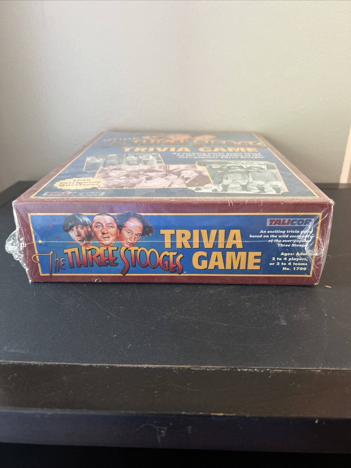 The Official Three Stooges Trivia Game Sealed In Plastic 2000 By Talicor