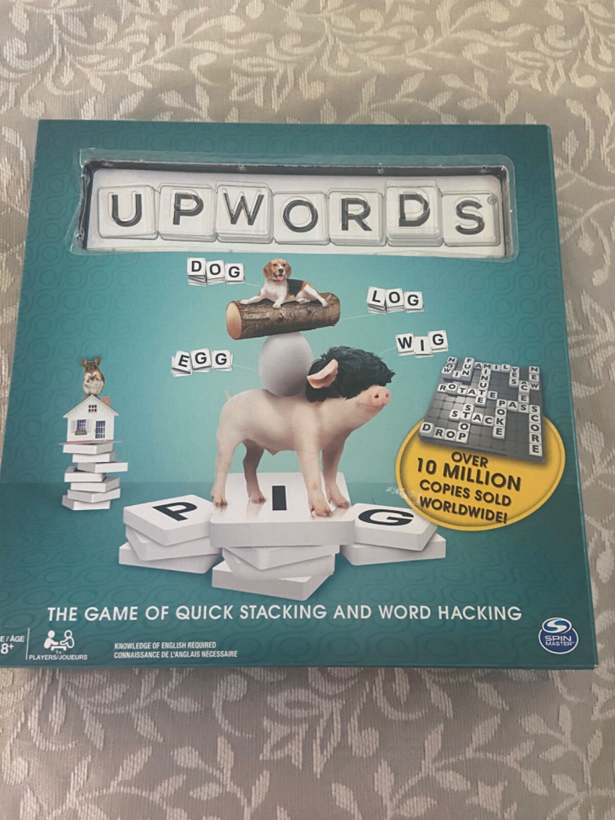 Board Game UpWords New, not sealed. Ages 8+, 1 or more players