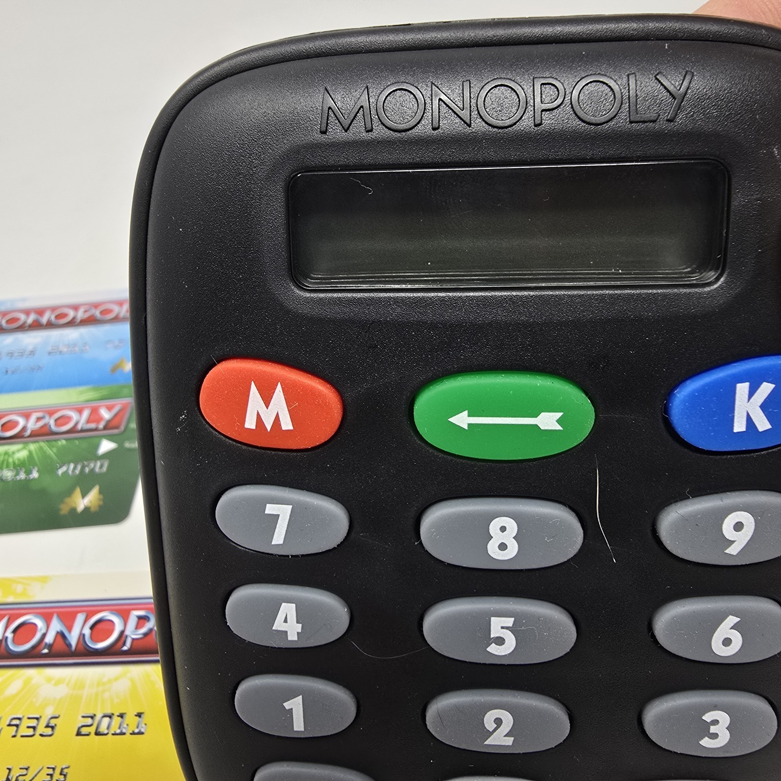 Monopoly Electronic Banking Credit Card Unit & 6 Cards 2011 Non Working