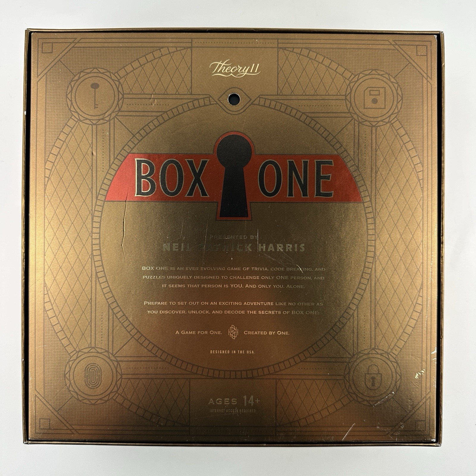Box One Neil Patrick Harris Game For One Single Player Game MISSING PEN