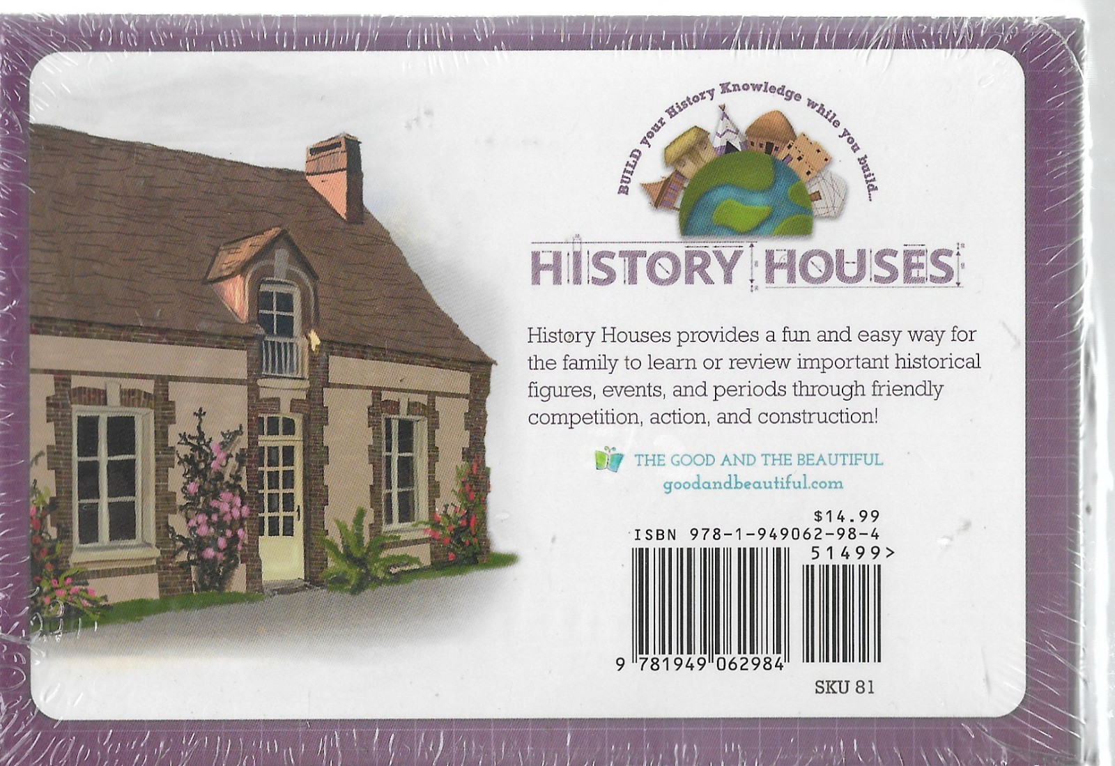 History Houses Game: The Good and the Beautiful NEW Build Knowledge