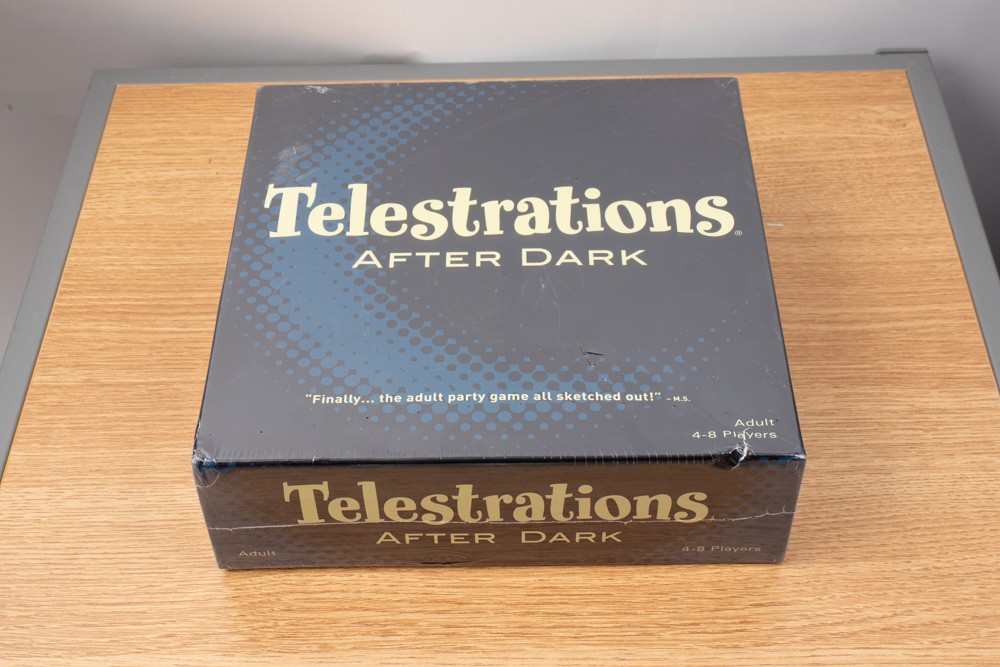 The OP Games Telestrations After Dark Board Game 2015 New
