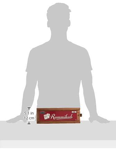 Front Porch Classics, Rummikub Vintage Edition in AllWood Storage Case with 4…