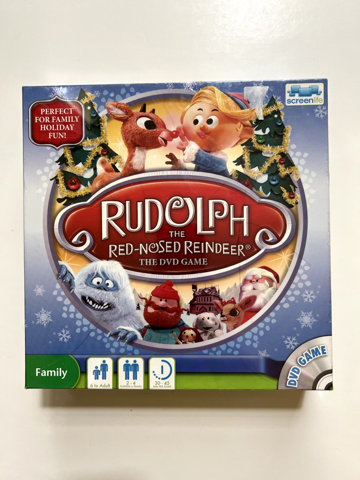 Rudolph The Red Nosed Reindeer DVD Game By Screenlife 2010, NEW Sealed,