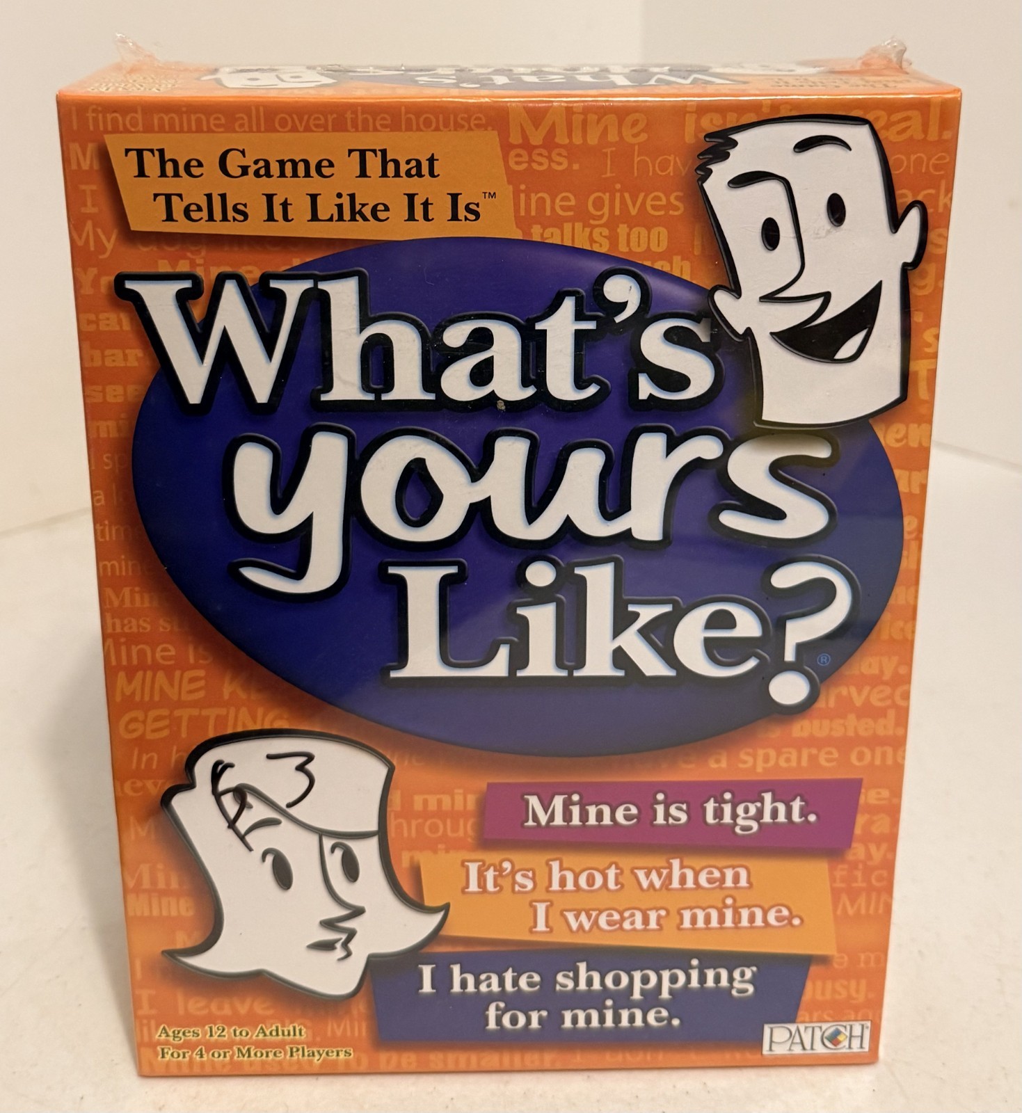 “What’s Yours Like?” Game FAMILY FUN AGE 12 AND UP Sealed New In Package