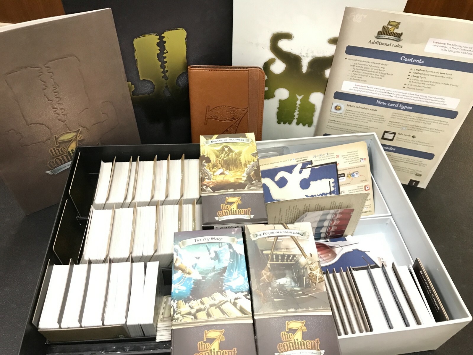 7TH CONTINENT Kickstarter 3rd print w/ What Goes up must come down & 3 mini exp