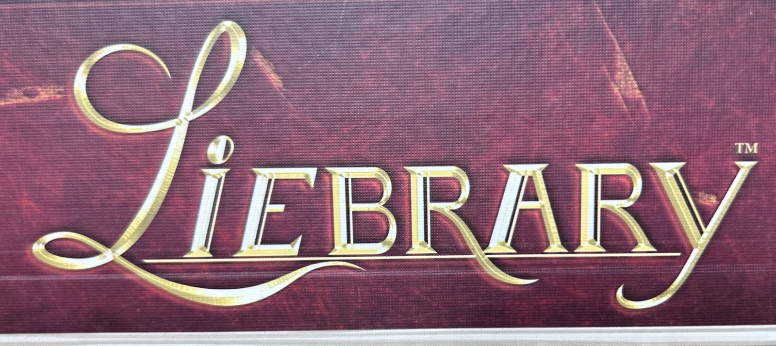 2005 Liebrary Board Game Where The First Line Speaks Volumes! Excellent Shape!