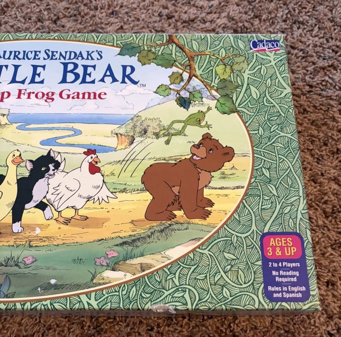 Maurice Sendak’s Little Bear Leap Frog Game COMPLETE Vintage 1999 Free Shipping