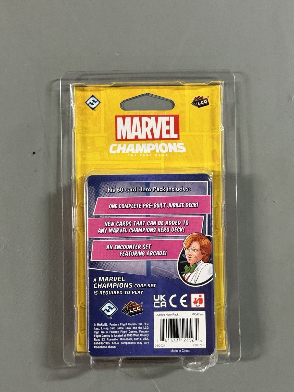 Marvel Champions Jubilee Hero Pack X-Men LCG Card Game New Sealed