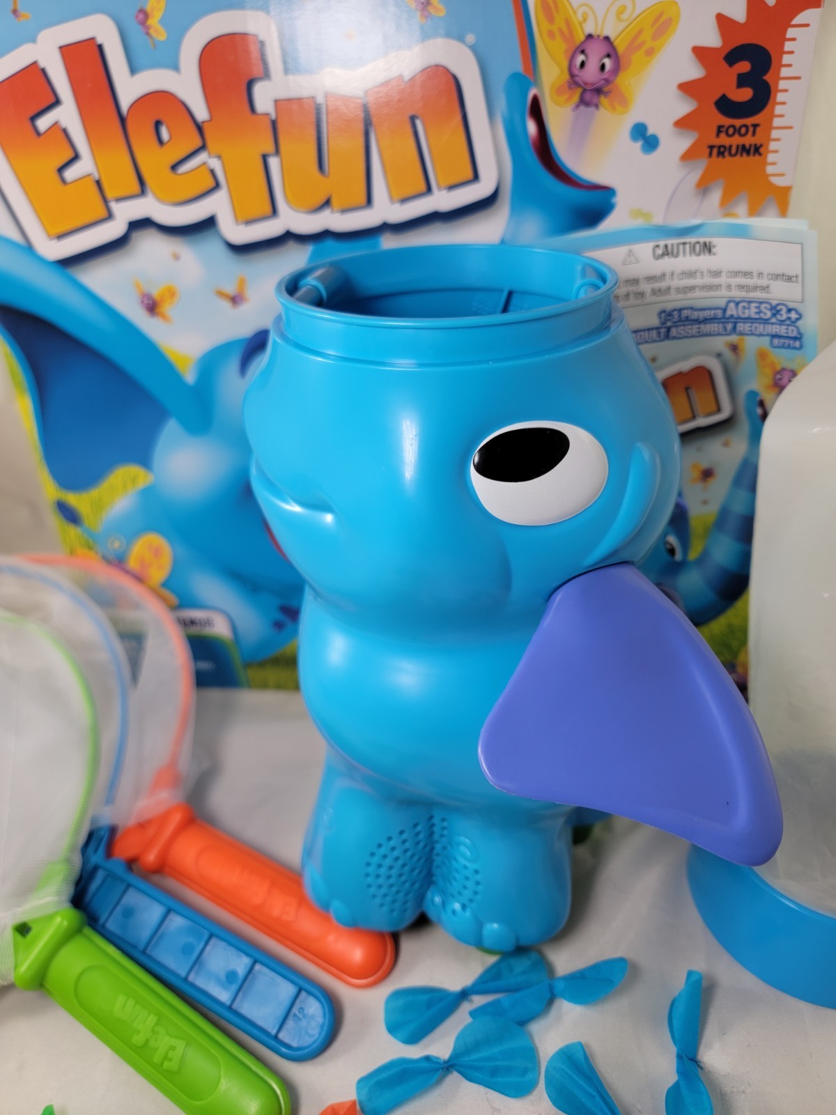 Elefun Butterfly Catching Game Near Complete Missing 1 Butterfly Tested & Works