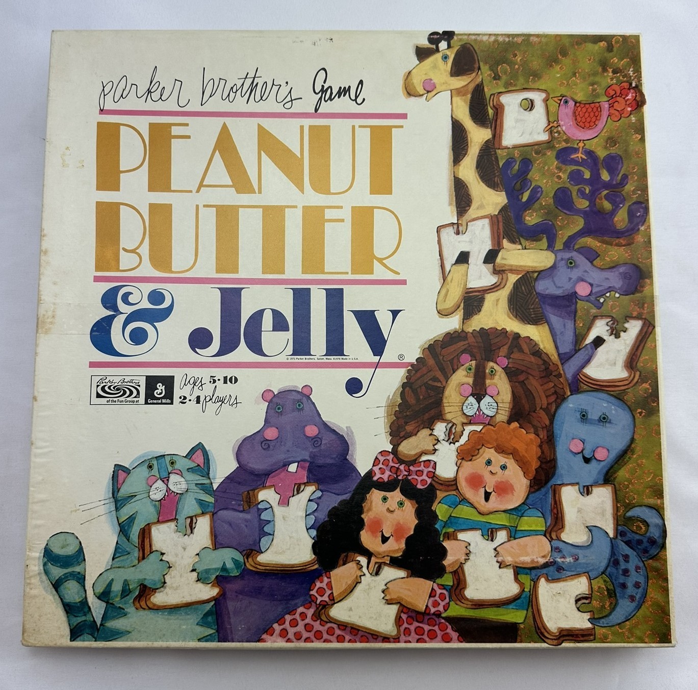 1971 Peanut Butter & Jelly Game by Parker Brothers Complete in Great Condition