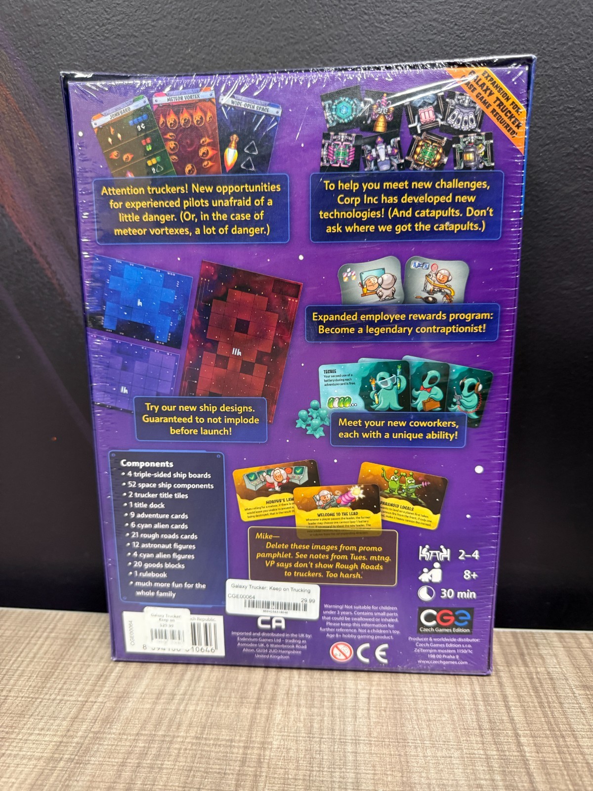 *BRAND NEW IN SHRINK WRAP* Galaxy Trucker: Keep on Trucking board game expansion