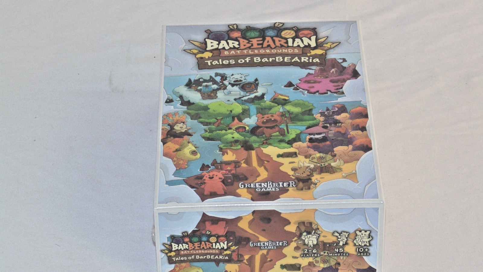 BarBEARian Battlegrounds Tales of BarBEARia Board Game Greenbrier Games Sealed