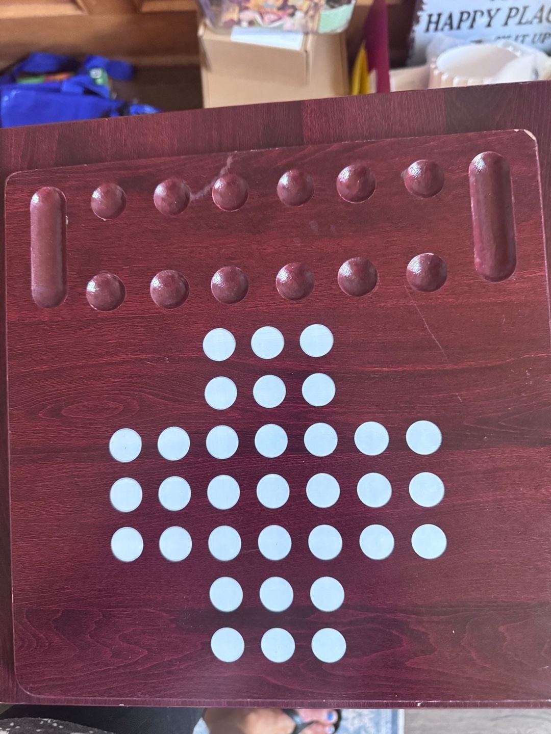 Wooden Multi-Game Board with Storage Drawer for 7-in-1 Classic Games