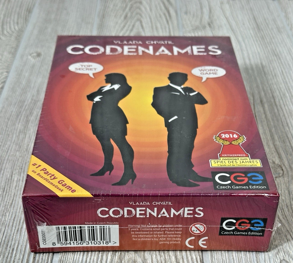 Codenames Party Spy Game Czech Games Edition Vlaada Chvatil NEW SEALED
