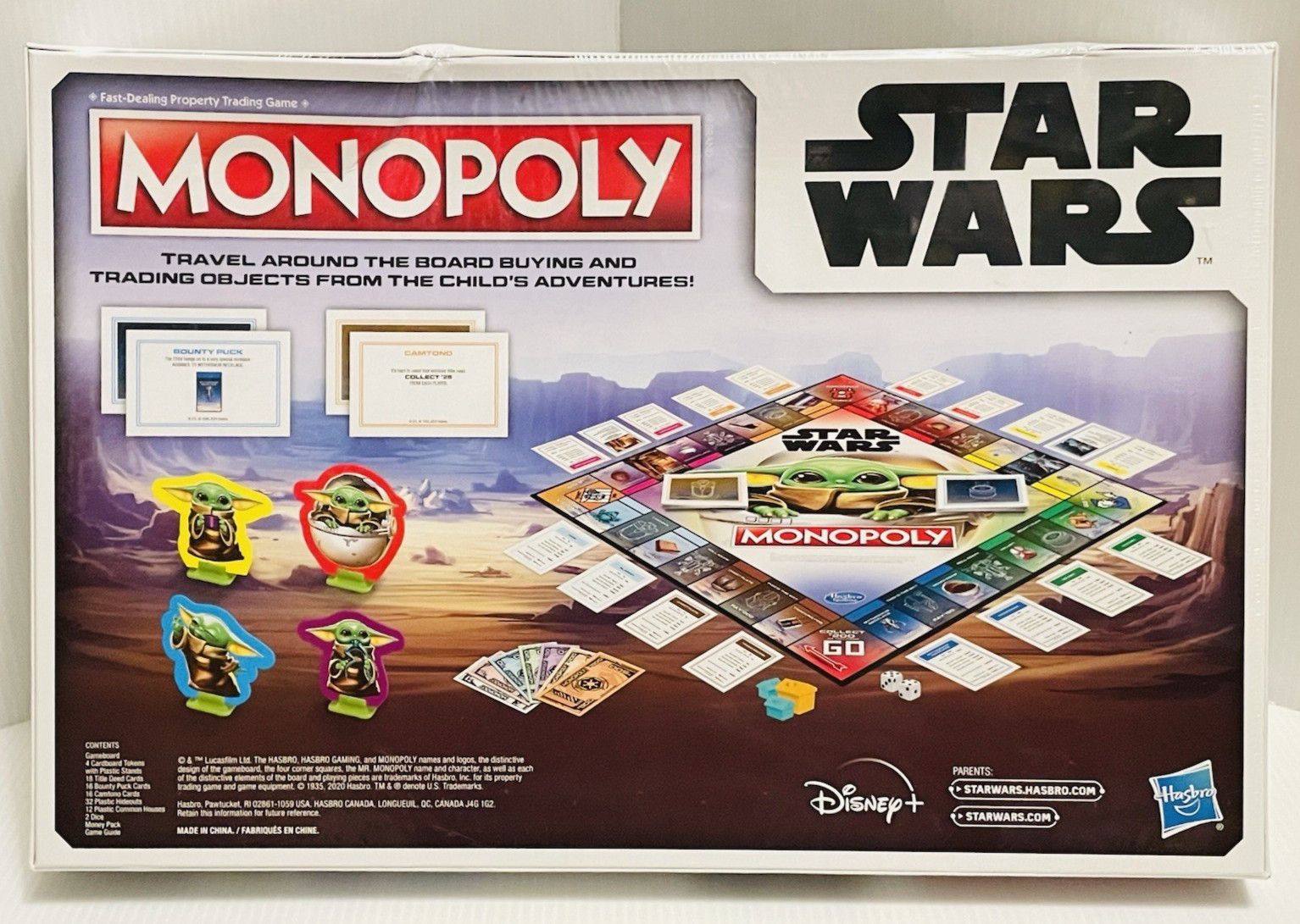 Star Wars The Mandalorian Monopoly Baby Yoda Grogu Edition Board Game NEW Sealed