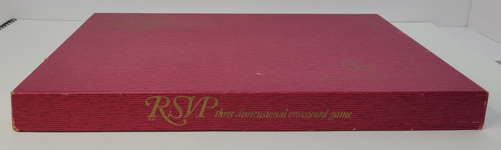 1966 Selchow & Righter Co Scrabble Brand RSVP 3D Crossword Game Complete